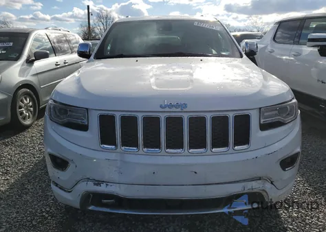 2015 Jeep Grand Cherokee Overland z USA, uszkodzony, nr VIN 1C4RJFCG6FC754818